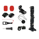 2セット サイクリングヘルメット接着式多関節アーム固定マウントセット DJI Osmo Action、GoPro HERO9 Black / HERO8 Black /7 /6 /5 /5 Session /4 Session /4 /3+ /3 /2 /1、Xiaoyiおよびその他のアクションカメラ用、スタイル3サイクリングヘルメットキット、スタイル4サイクリングヘルメットキット