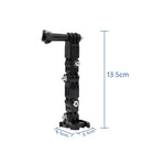 2セット サイクリングヘルメット接着式多関節アーム固定マウントセット DJI Osmo Action、GoPro HERO9 Black / HERO8 Black /7 /6 /5 /5 Session /4 Session /4 /3+ /3 /2 /1、Xiaoyiおよびその他のアクションカメラ用、スタイル3サイクリングヘルメットキット、スタイル4サイクリングヘルメットキット