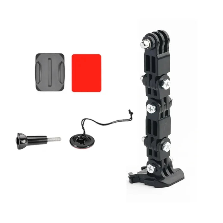 2セット サイクリングヘルメット接着式多関節アーム固定マウントセット DJI Osmo Action、GoPro HERO9 Black / HERO8 Black /7 /6 /5 /5 Session /4 Session /4 /3+ /3 /2 /1、Xiaoyiおよびその他のアクションカメラ用、スタイル3サイクリングヘルメットキット、スタイル4サイクリングヘルメットキット