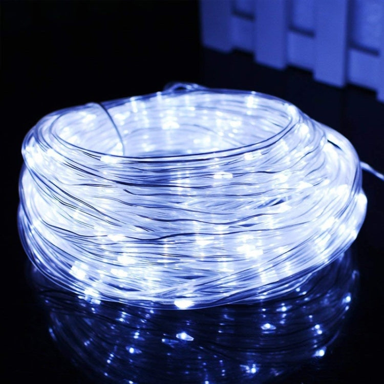 ホリデーパーティーデコレーションチューブストリングライト LEDガーデン装飾ケースライト リモコン付き、仕様：7m 50LED USB電源、12m 100LED USB電源