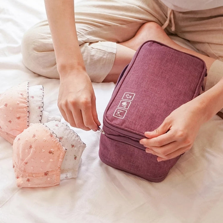ブラジャー下着用引き出しオーガナイザー 旅行用収納仕切り 靴下 ブリーフ 布ケース 衣類ワードローブボックスバッグ