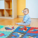 9個セット 組み合わせ可能 EVAマリンフォームマット 子供用教育玩具 パズル 滑り止め・転倒防止 はいはいマット