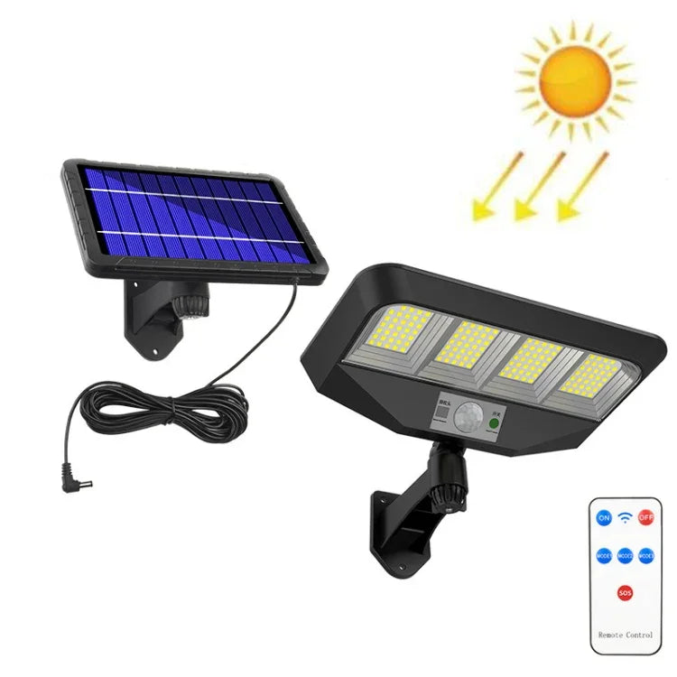 TG-TY081 LEDソーラー壁掛けライト人体感知屋外防水中庭ランプリモコン付き、スタイル：138 LED一体型、160 LED一体型、138 COB一体型、160 COB一体型、138 LED分割型、160 LED分割型、138 COB分割型