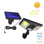 TG-TY081 LEDソーラー壁掛けライト人体感知屋外防水中庭ランプリモコン付き、スタイル：138 LED一体型、160 LED一体型、138 COB一体型、160 COB一体型、138 LED分割型、160 LED分割型、138 COB分割型