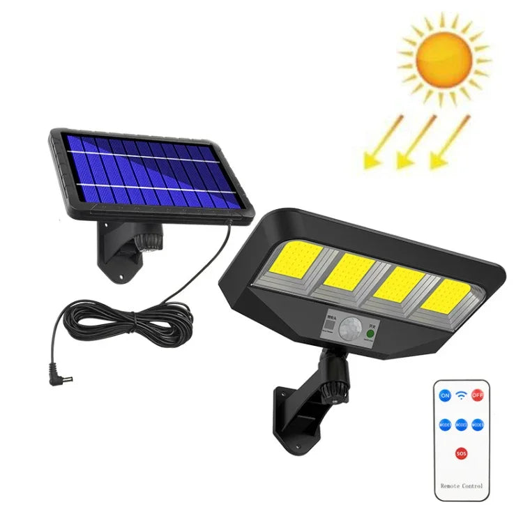 TG-TY081 LEDソーラー壁掛けライト人体感知屋外防水中庭ランプリモコン付き、スタイル：138 LED一体型、160 LED一体型、138 COB一体型、160 COB一体型、138 LED分割型、160 LED分割型、138 COB分割型