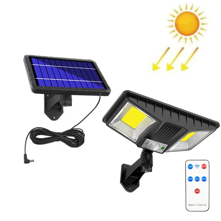TG-TY081 LEDソーラー壁掛けライト人体感知屋外防水中庭ランプリモコン付き、スタイル：138 LED一体型、160 LED一体型、138 COB一体型、160 COB一体型、138 LED分割型、160 LED分割型、138 COB分割型