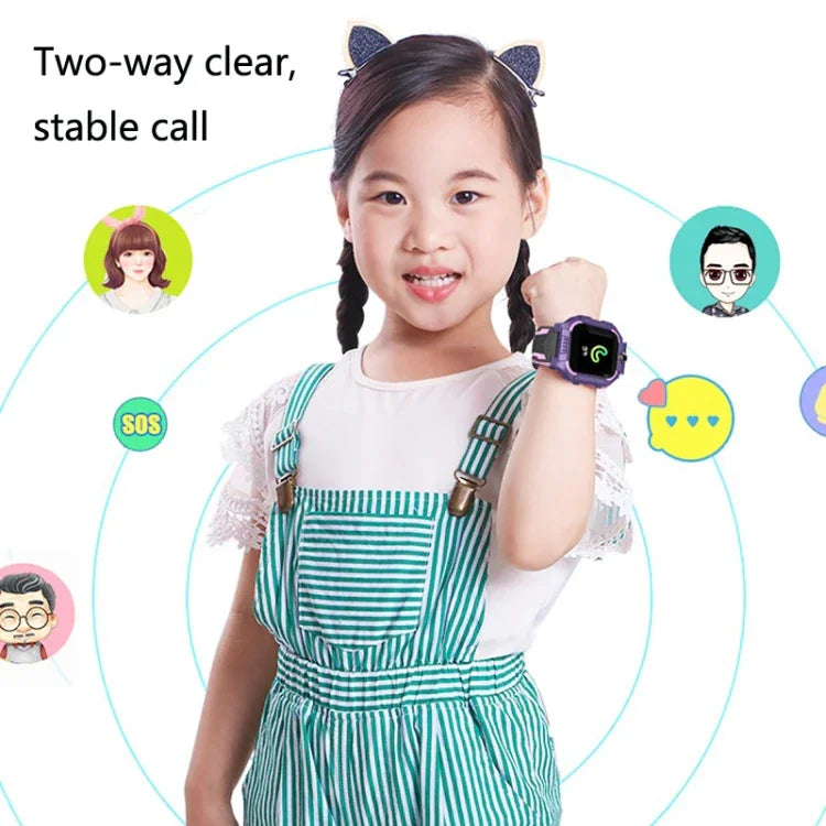 Z6 子供用電話時計 スマートポジショニング フルタッチスクリーン 学生用時計