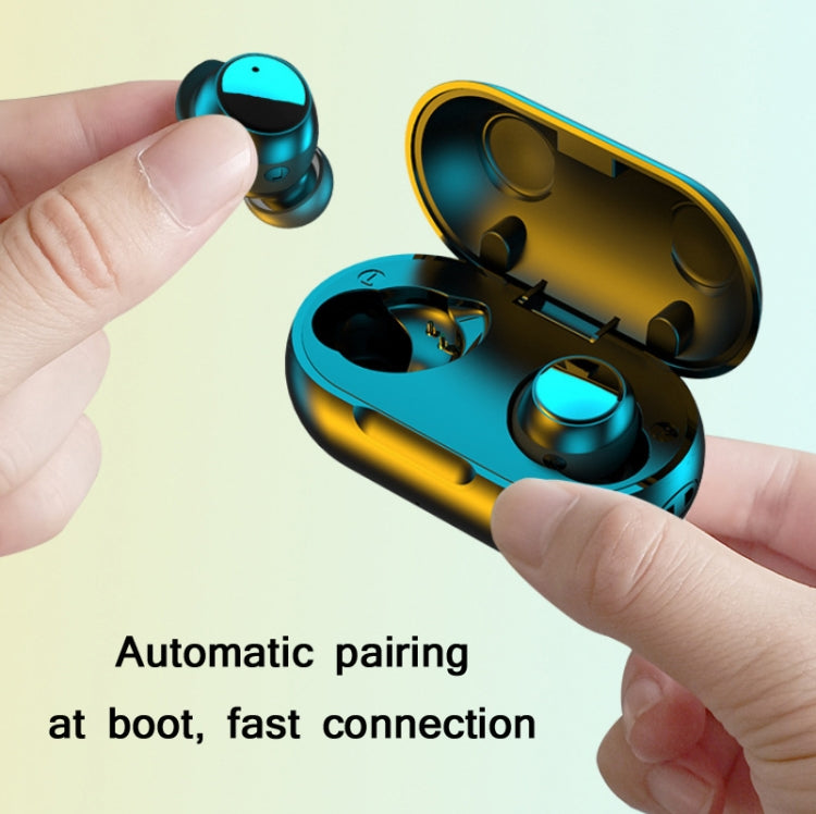 TWS-22 Bluetooth 5.0 インイヤースポーツ防水ノイズキャンセリングタッチコントロールミニヘッドホン ブラック、ホワイト、オレンジ、ピンク