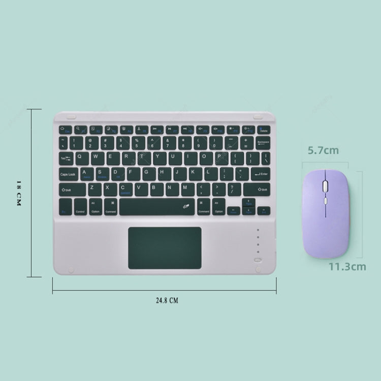 871 9.7インチ ポータブル ワイヤレス Bluetoothキーボード タッチスクリーン付き iPad + マウスセット ピンク + マウス, ミントグリーン + マウス, グリーン + マウス, イエロー + マウス, ホワイト + マウス, ブラック + マウス