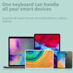 871 9.7インチ ポータブル ワイヤレス Bluetoothキーボード タッチスクリーン付き iPad + マウスセット ピンク + マウス, ミントグリーン + マウス, グリーン + マウス, イエロー + マウス, ホワイト + マウス, ブラック + マウス