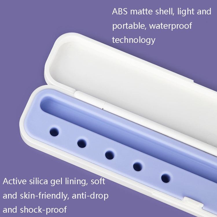 シリコンスタイラス保護収納ボックス Apple Pencil 1 / 2用、仕様：8mm（グラファイトブラック）、8mm（クローブパープル）、8mm（ダークナイトグリーン）、8mm（グレイシャーブルー）、10mm（グラファイトブラック）、10mm（クローブパープル）、10mm（ダークナイトグリーン）