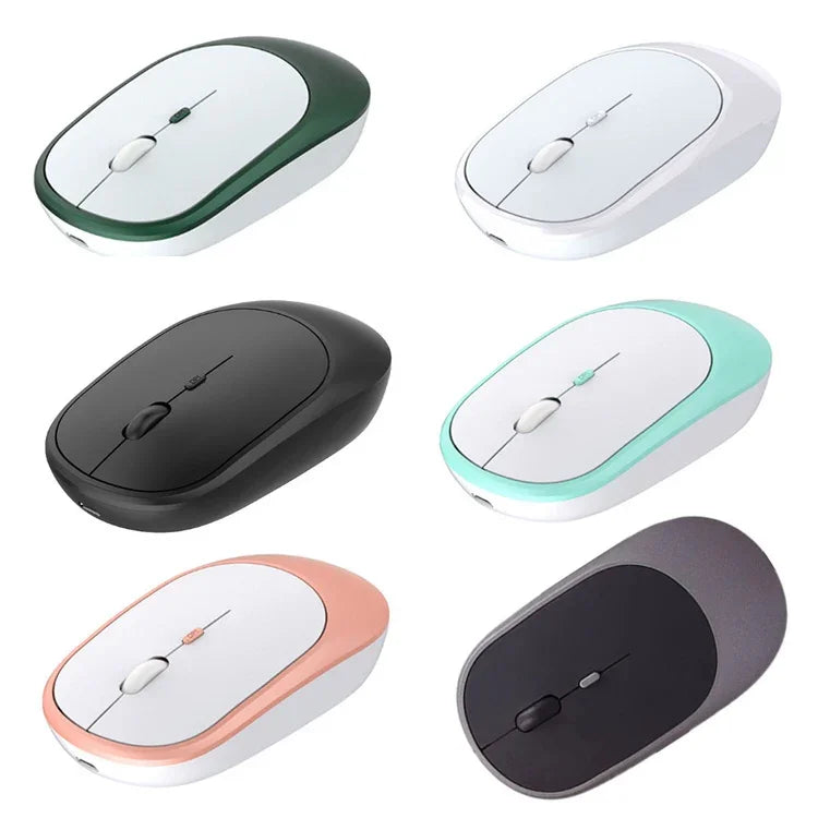 M030 4 Keys 1600DPI Laptop Office Mute Mouse, Style:, Wireless (Ink Green), Wireless (Blue), Wireless (Pink), Wireless (Gray), Wireless (White), Wireless (Black), Double Mode (Ink Green), Dual Mode (Pink), Double Mode (Gray), Double Mode (White)