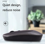 M030 4 Keys 1600DPI Laptop Office Mute Mouse, Style:, Wireless (Ink Green), Wireless (Blue), Wireless (Pink), Wireless (Gray), Wireless (White), Wireless (Black), Double Mode (Ink Green), Dual Mode (Pink), Double Mode (Gray), Double Mode (White)