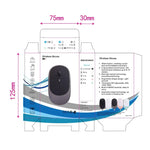 M030 4 Keys 1600DPI Laptop Office Mute Mouse, Style:, Wireless (Ink Green), Wireless (Blue), Wireless (Pink), Wireless (Gray), Wireless (White), Wireless (Black), Double Mode (Ink Green), Dual Mode (Pink), Double Mode (Gray), Double Mode (White)