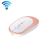 M030 4 Keys 1600DPI Laptop Office Mute Mouse, Style:, Wireless (Ink Green), Wireless (Blue), Wireless (Pink), Wireless (Gray), Wireless (White), Wireless (Black), Double Mode (Ink Green), Dual Mode (Pink), Double Mode (Gray), Double Mode (White)