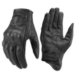 GHOST RACING GR-ST06 通気性タッチスクリーン対応バイク用レザーグローブ 転倒防止モーターサイクルグローブ、M、L、XL