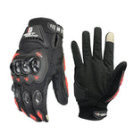 GHOST RACING GR-ST04 バイク用グローブ 転倒防止フルフィンガーライディングタッチグローブ、L、XXL、M、XL