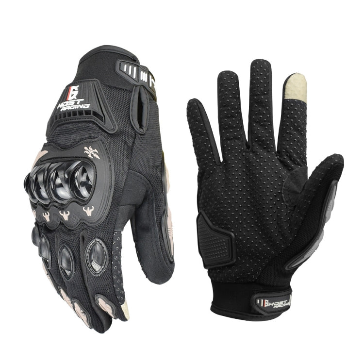 GHOST RACING GR-ST04 バイク用グローブ 転倒防止フルフィンガーライディングタッチグローブ、L、XXL、M、XL