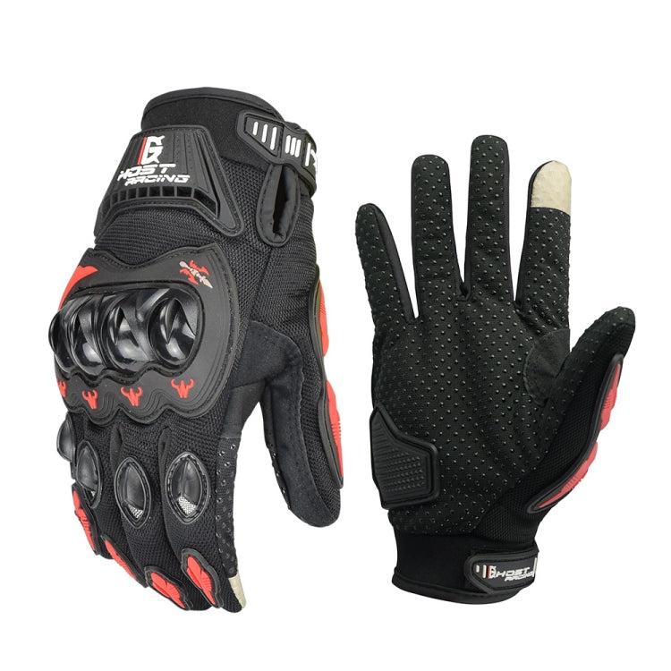 GHOST RACING GR-ST04 バイク用グローブ 転倒防止フルフィンガーライディングタッチグローブ、L、XXL、M、XL