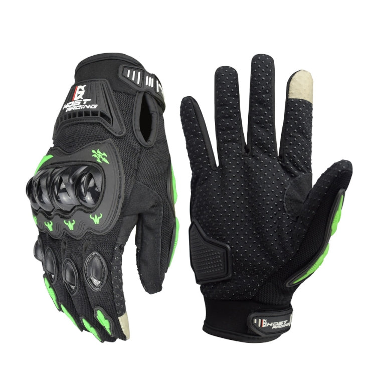 GHOST RACING GR-ST04 バイク用グローブ 転倒防止フルフィンガーライディングタッチグローブ、L、XXL、M、XL