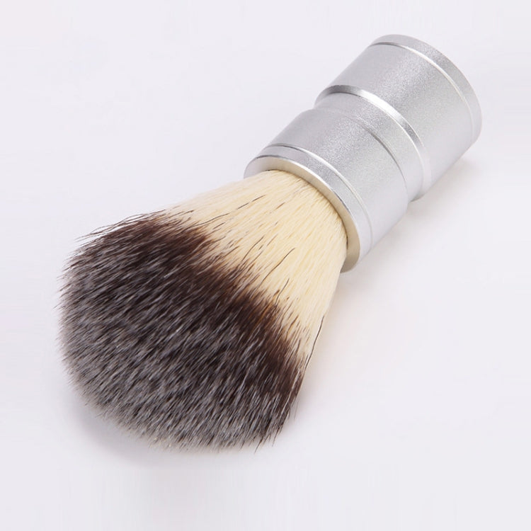 Stainless Steel Animal Hair Beard Brush Manual Stirring And Foaming Shaving Tool, Bowl + Brush, Single Brush