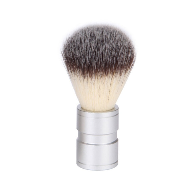 Stainless Steel Animal Hair Beard Brush Manual Stirring And Foaming Shaving Tool, Bowl + Brush, Single Brush