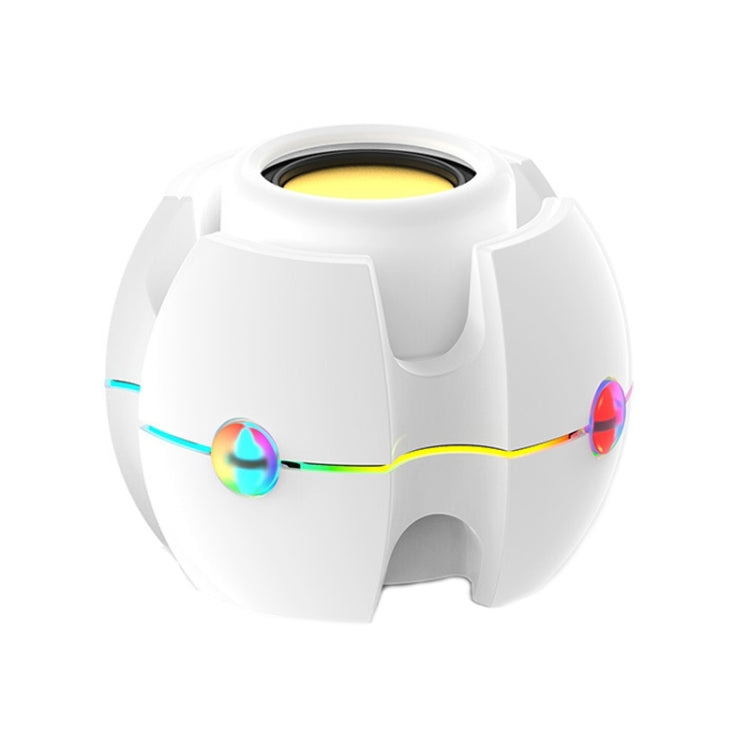 RGBライトエフェクトジャイロ形ワイヤレスBluetoothオーディオ ホワイト、ピンク、ブルー、ブラック、レッド