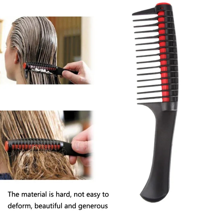 2個セット 0089 ヘアサロン染毛スタイリングブラシ ローリングハートスムースヘアコーム 美容ツール