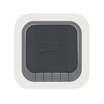 MUSKY ワイヤレスBluetoothスピーカー ベッドサイドアラームクロック タッチセンサー付きナイトランプ ミニスピーカー カラフルライト、ホワイトライト