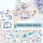 20枚入り 海洋動物防水子供用タトゥーステッカー、EC-559、EC-566、EC-567、EC-571、EC-572、EC-573、EC-574、EC-575、EC-576、EC-577、EC-741、EC-764