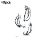 40枚入り 防水 小さくてフレッシュなタトゥーステッカー, RC-445, RC-446, RC-447, RC-448, RC-449, RC-451, RC-452, RC-453, RC-454, RC-455, RC-456, RC-457