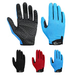 WEST BIKING YP0211223 サイクリング用フルフィンガーグローブ 衝撃吸収 滑り止め タッチスクリーングローブ, M, L, XL