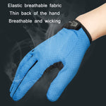 WEST BIKING YP0211223 サイクリング用フルフィンガーグローブ 衝撃吸収 滑り止め タッチスクリーングローブ, M, L, XL