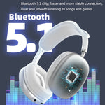P9 Bluetooth 5.1 サブウーファーワイヤレスヘッドセット AUX / TFカード対応 P9（ブラック）、P9（ホワイト）、P9（レッド）、P9（グリーン）、P9（ブルー）