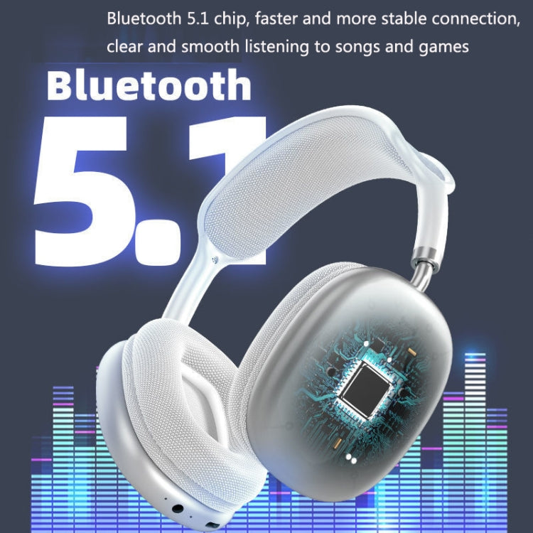 P9 Bluetooth 5.1 サブウーファーワイヤレスヘッドセット AUX / TFカード対応 P9（ブラック）、P9（ホワイト）、P9（レッド）、P9（グリーン）、P9（ブルー）