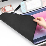 かわいい猫耳コンピューターキーボードデスクパッドマウスパッド、400 x 800 x 2mm