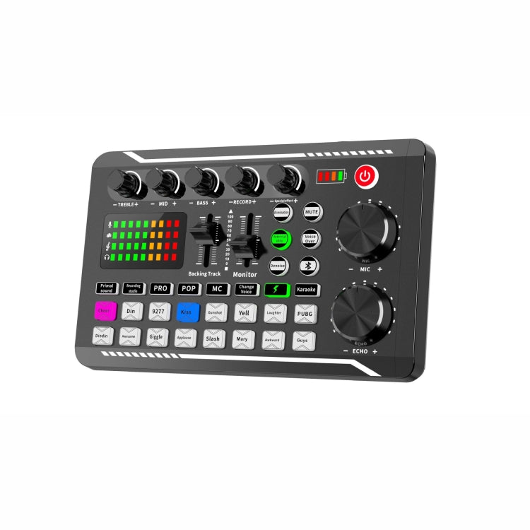 F998 ライブサウンドカード 16音響効果 ノイズリダクションミキサー、F998