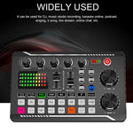 F998 ライブサウンドカード 16音響効果 ノイズリダクションミキサー、F998