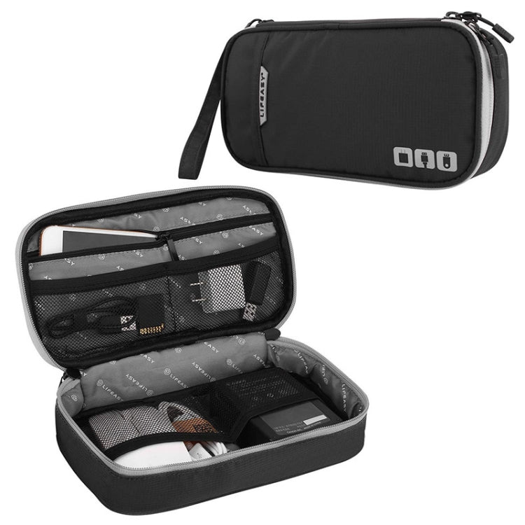 メイプルストーリー多機能トラベルデジタル収納バッグ、サイズ：小（ブラック）、中（ブラック）、中（グレー）、大（ブラック）、大（グレー）