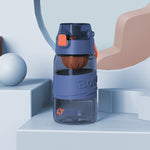 8012 アウトドア大容量スポーツカップ 衝撃防止フィットネスケトル 容量：500ml（パールホワイト）、500ml（ブラックグレー）、500ml（ストームオレンジ）、500ml（ストームグリーン）、500ml（ストームブルー）、920ml（パールホワイト）、920ml（ストームオレンジ）、920ml（ストームグリーン）