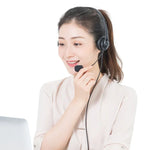 SOYTO SY490 教育用オフィスネットワーククラス学生用コンピューターヘッドセット スタイル: 両耳 ブラック 分離型 USB