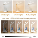 ダブルヘッド照明LED充電式デスクランプ、スタイル：プラグインバージョン＋ケーブル、充電式3600mAh＋ケーブル、充電式4000mAh＋ケーブル