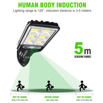 ソーラー街路灯 LED人体感知庭園ライト、仕様：616A-18 LED、616B-72 COB、616C-30 COB、616A-18 LEDリモコン付き、616B-72 COBリモコン付き、616C-30 COBリモコン付き