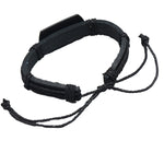 B01916 メンズ レザー 狼ヘッド 編み込み ブレスレット、B01916