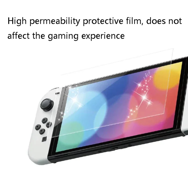KJH NS-062 ゲーム機用 防指紋スクリーン保護フィルム Nintendo Switch OLED 用、NS-062