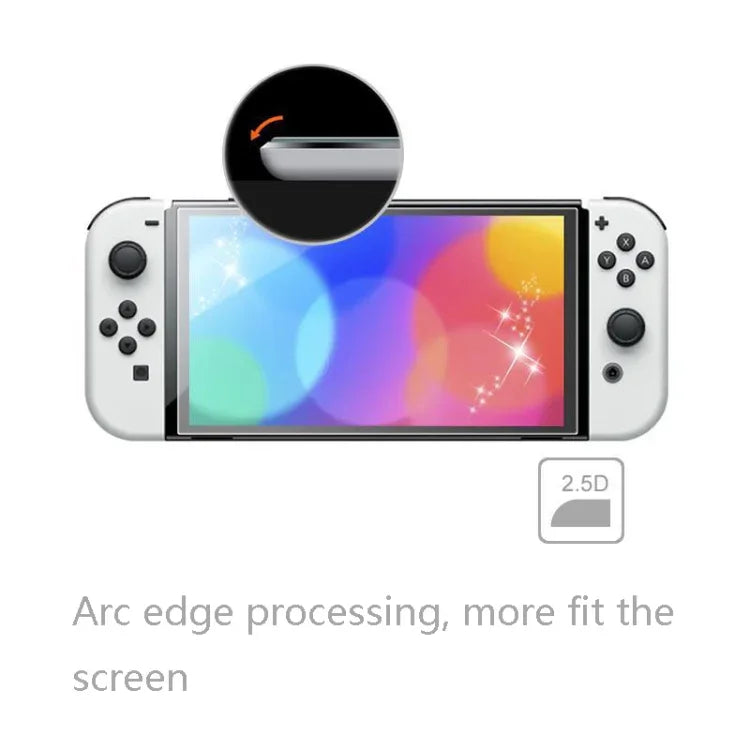 KJH NS-062 ゲーム機用 防指紋スクリーン保護フィルム Nintendo Switch OLED 用、NS-062