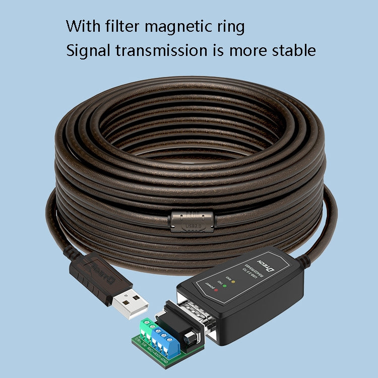 DTECH DT-5019 USB to RS485 / RS422 変換ケーブル、FT232チップ、長さ：0.5m、1.5m