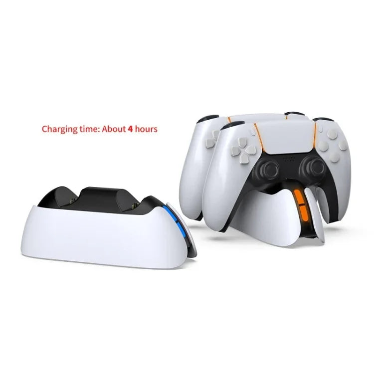 DOBE TP5-05103 PS5用接触型ゲームパッド充電ベース インジケーターライト付き、TP5-05103