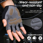 WEST BIKING YP0211222 自転車用衝撃吸収ハーフフィンガーグローブ, M, L, XL