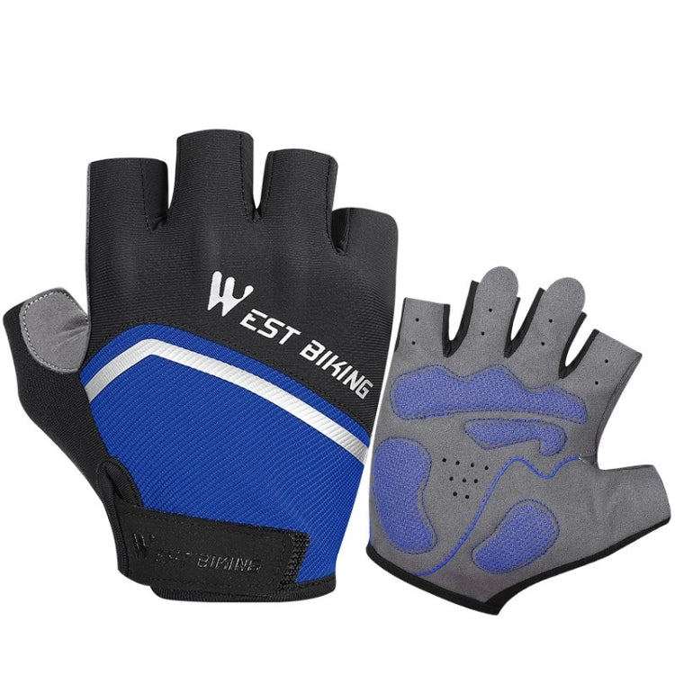 WEST BIKING YP0211222 自転車用衝撃吸収ハーフフィンガーグローブ, M, L, XL